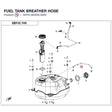 FUEL TANK BREATHER HOSE product image