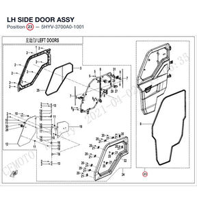 LH SIDE DOOR ASSY product image