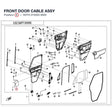 FRONT DOOR CABLE ASSY product image