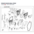 FRONT DOOR SEAL STRIP product image