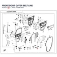 FRONT DOOR OUTER BELT LINE product image