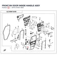 FRONT RH DOOR INSIDE HANDLE ASSY product image