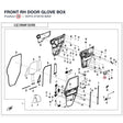 FRONT RH DOOR GLOVE BOX product image