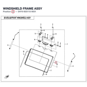 WINDSHIELD FRAME ASSY product image