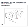 REAR WINDSHIED ASSY - REPL BY 5HYV-805200-9001 product image