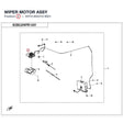 WIPER MOTOR ASSY product image