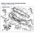 FRONT LH DECO PLATE product image