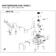 HIGH PRESSURE FUEL HOSE 2 product image