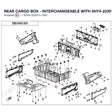 REAR CARGO BOX - INTERCHANGEABLE WITH 5HY#-223011-1000 product image