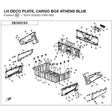 LH DECO PLATE, CARGO BOX product image