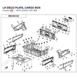 LH DECO PLATE, CARGO BOX product image