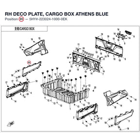 RH DECO PLATE, CARGO BOX product image