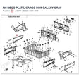 RH DECO PLATE, CARGO BOX product image