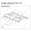 TOP ROOF - REPL BY 5HYV-260211-1H00 product image