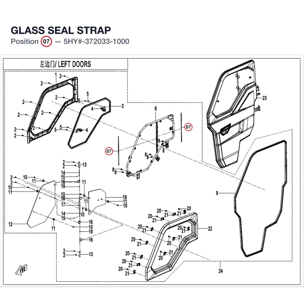 GLASS SEAL STRAP product image