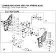 LOWER SIDE DOOR ASSY, RH product image