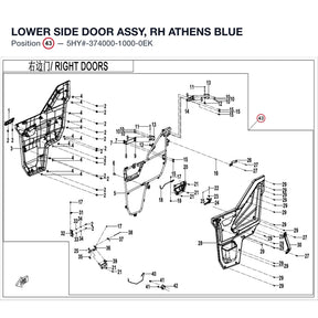 LOWER SIDE DOOR ASSY, RH product image
