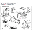 STORAGE BOX, FRONT SEAT product image