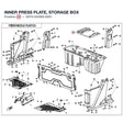 INNER PRESS PLATE, STORAGE BOX product image