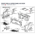 FRONT ROW LH UPPER PANEL product image