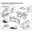 FRONT ROW RH UPPER PANEL product image