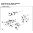 REAR LH UPPER SWING ARM ASSY product image