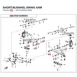 SHORT BUSHING, SWING ARM product image