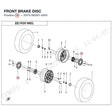 FRONT BRAKE DISC product image