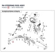 RH STEERING ROD ASSY product image