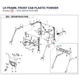 LH FRAME, FRONT CAB product image