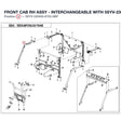FRONT CAB RH ASSY - INTERCHANGEABLE WITH 5SYV-230400-6700-0BB product image