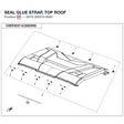 SEAL GLUE STRAP, TOP ROOF product image