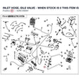 INLET HOSE, IDLE VALVE - WHEN STOCK IS 0 THIS ITEM IS NO LONGER AVAILABLE product image