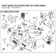 INLET HOSE, IDLE VALVE REPL BY 5UR0-000001 product image