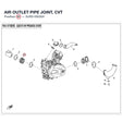 AIR OUTLET PIPE JOINT, CVT product image