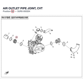 AIR OUTLET PIPE JOINT, CVT product image