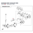 HANGING PART, EXHAUST PIPE product image