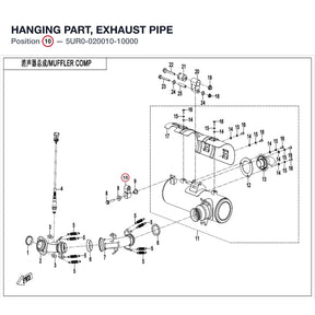 HANGING PART, EXHAUST PIPE product image