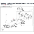HANGER, EXHAUST PIPE - WHEN STOCK IS 0 THIS ITEM IS NO LONGER AVAILABLE product image