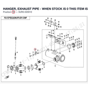 HANGER, EXHAUST PIPE - WHEN STOCK IS 0 THIS ITEM IS NO LONGER AVAILABLE product image