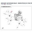 BRACKET, AIR BYPASS VALVE - WHEN STOCK IS 0 THIS ITEM IS NO LONGER AVAILABLE product image