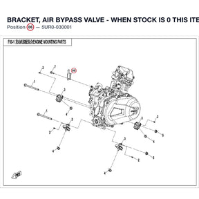 BRACKET, AIR BYPASS VALVE - WHEN STOCK IS 0 THIS ITEM IS NO LONGER AVAILABLE product image