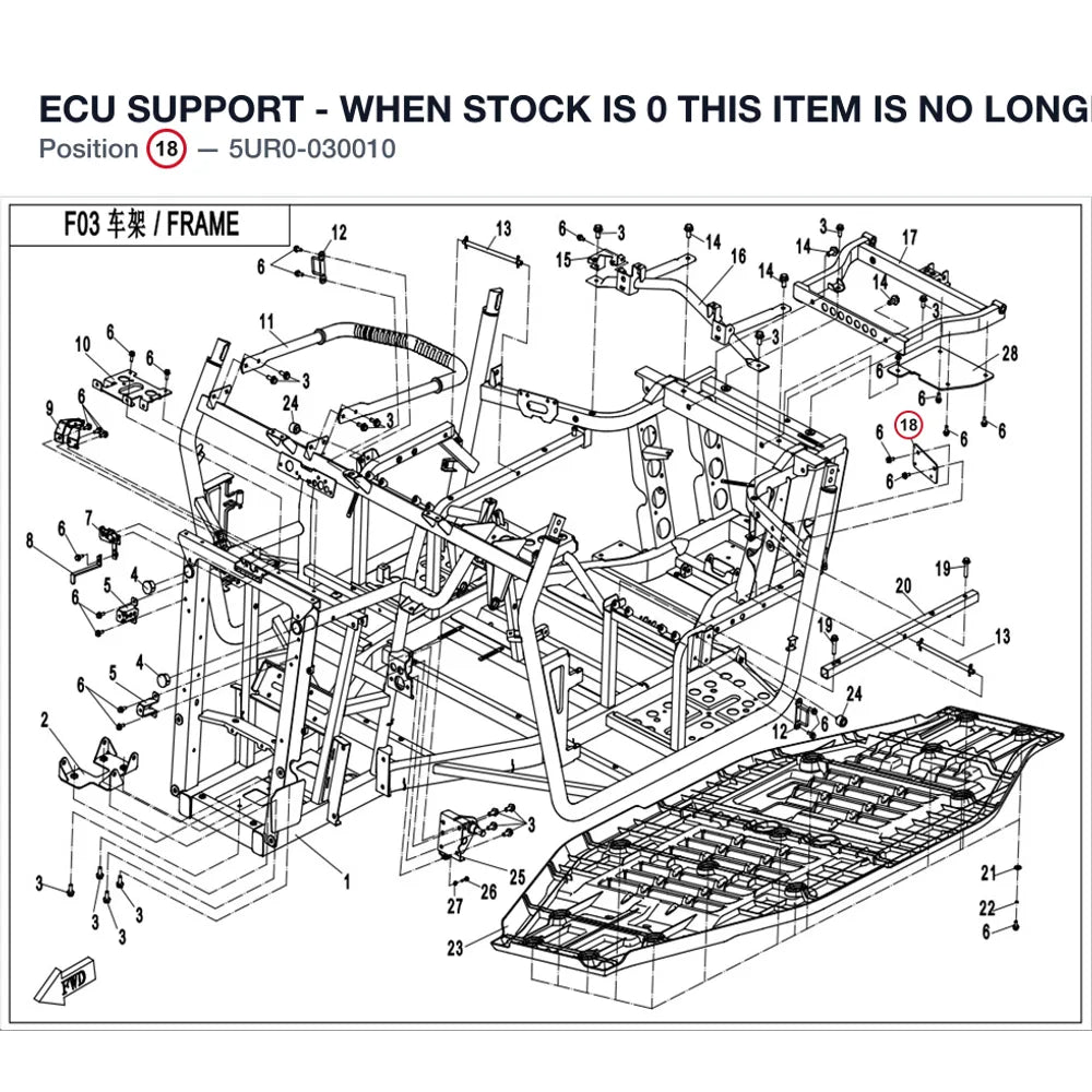 ECU SUPPORT - WHEN STOCK IS 0 THIS ITEM IS NO LONGER AVAILABLE product image
