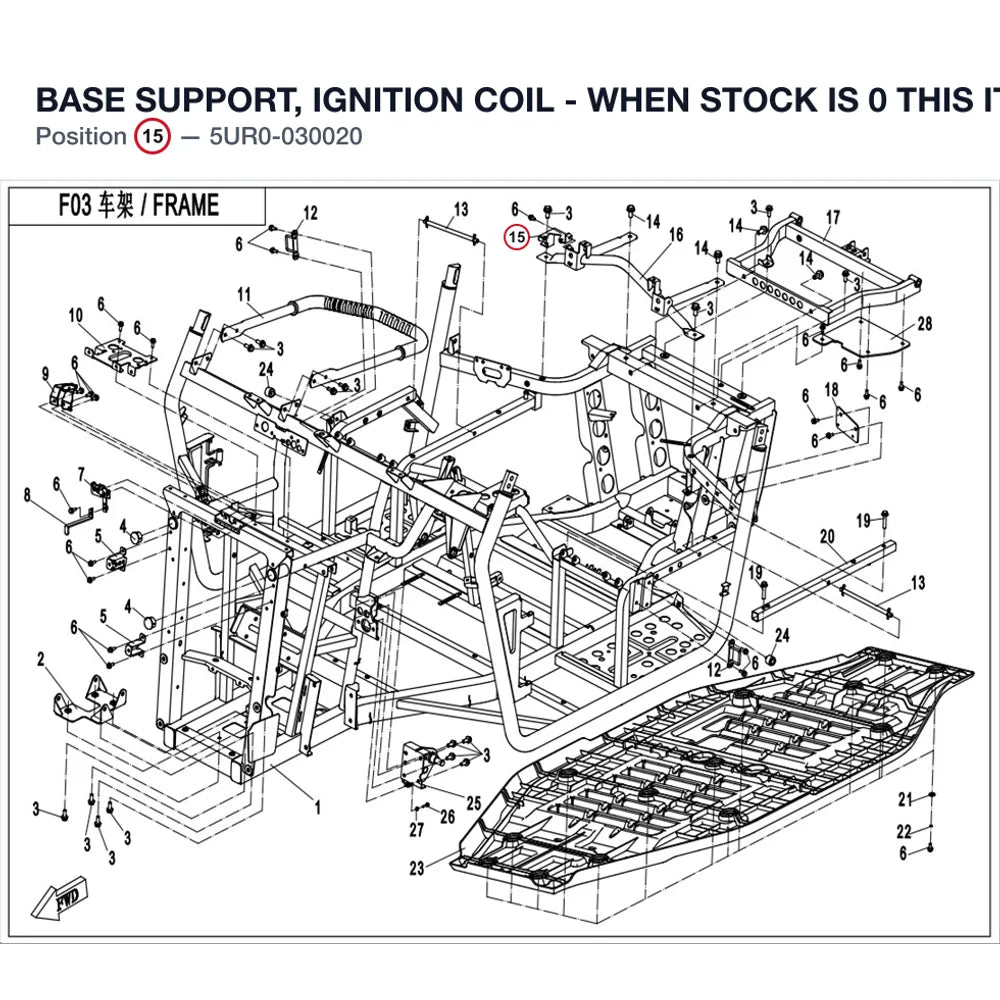 BASE SUPPORT, IGNITION COIL - WHEN STOCK IS 0 THIS ITEM IS NO LONGER AVAILABLE product image