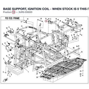 BASE SUPPORT, IGNITION COIL - WHEN STOCK IS 0 THIS ITEM IS NO LONGER AVAILABLE product image