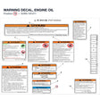 WARNING DECAL, ENGINE OIL product image