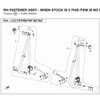 RH FASTENER ASSY - WHEN STOCK IS 0 THIS ITEM IS NO LONGER AVAILABLE product image