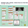 WARNING LABEL, DRIVING  - WHEN STOCK IS 0 THIS ITEM IS NO LONGER AVAILABLE product image