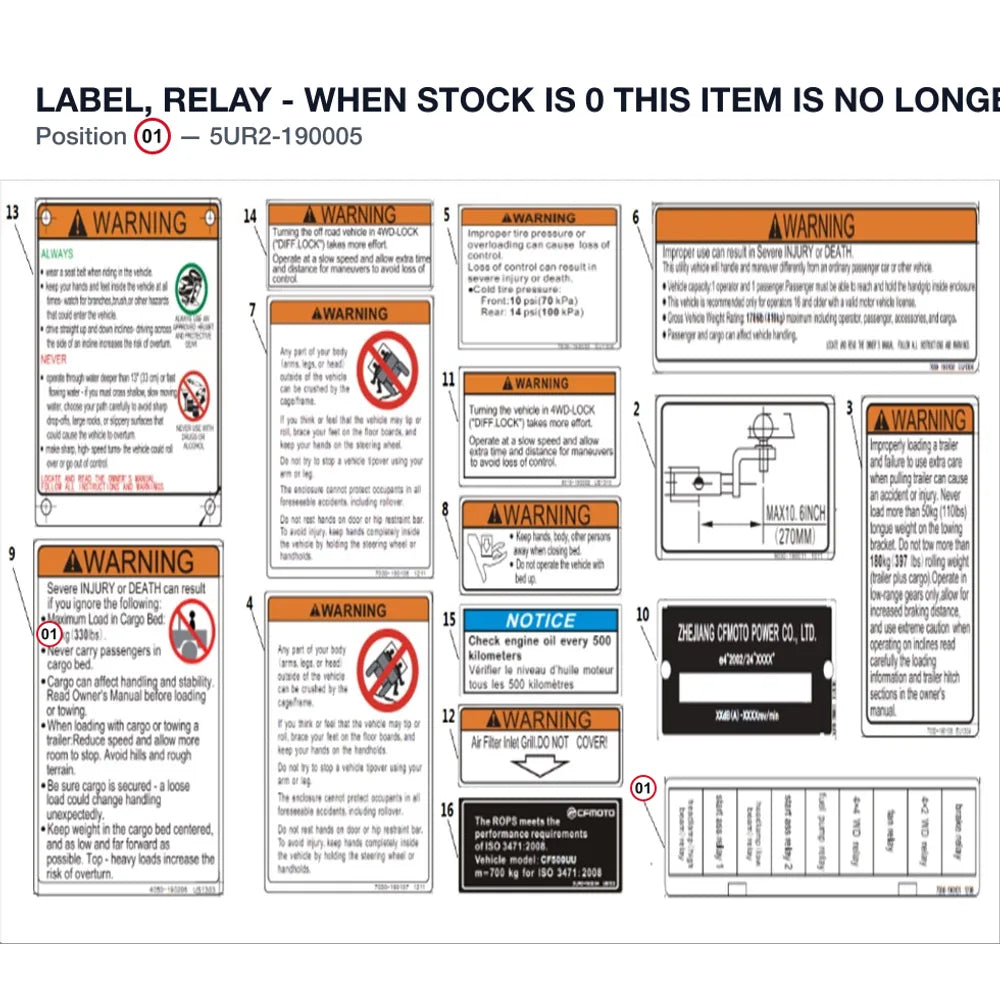 LABEL, RELAY - WHEN STOCK IS 0 THIS ITEM IS NO LONGER AVAILABLE product image