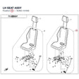 LH SEAT ASSY product image